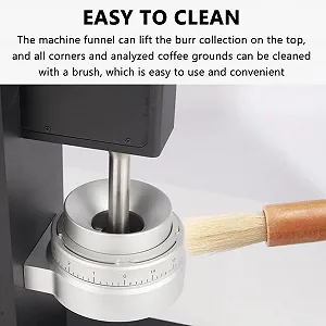 Ручная коническая кофемолка, портативная ручная мельница для кофейных зерен, конический шлифовальный диск 83 мм, кофемолка для кофейных зерен, точная регулировка помола, регулируемая грубость, для эспрессо synthetic.ua - Фото 1