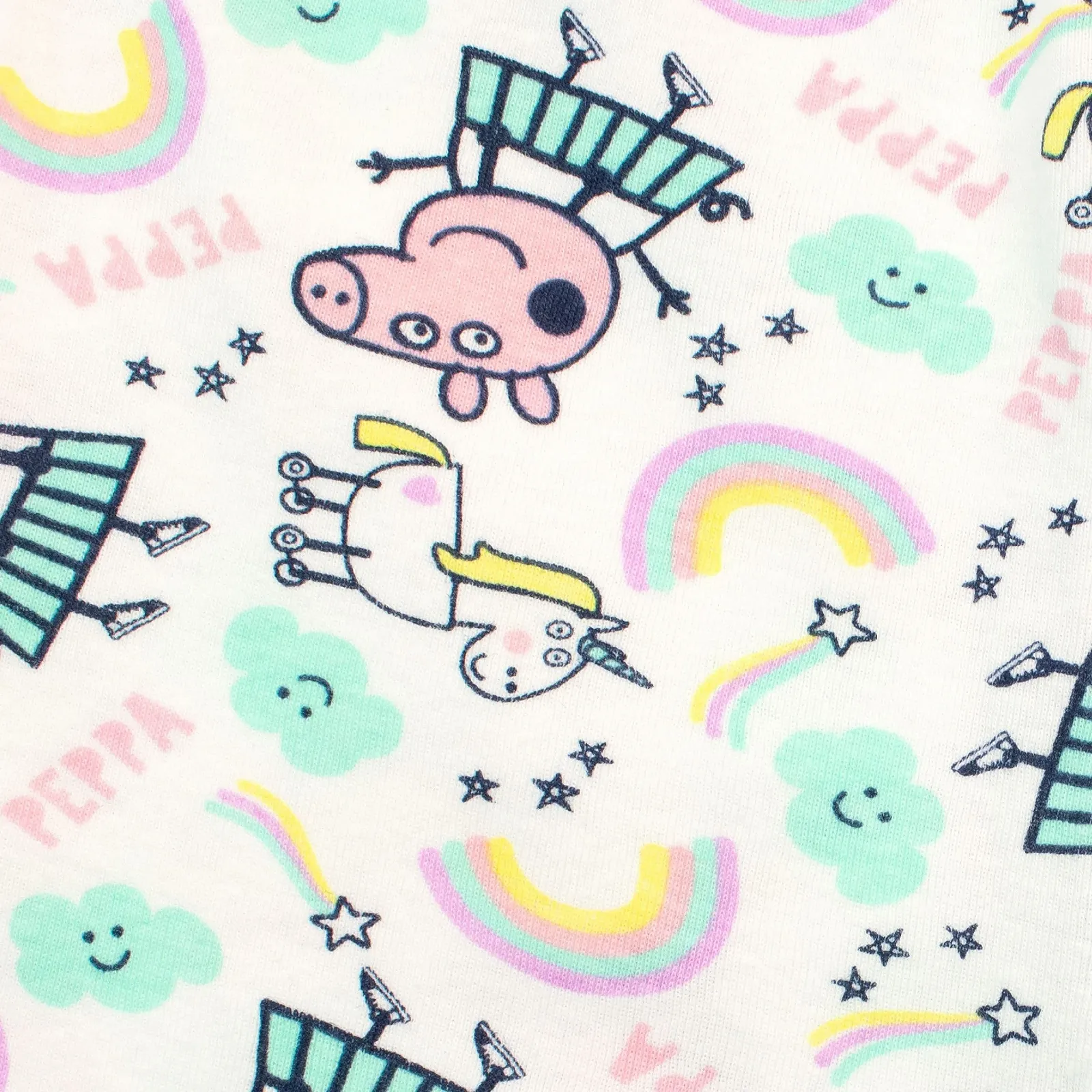 Пижама Peppa Pig для девочек, облегающий крой, фото №3 Пижама Peppa Pig для девочек, облегающий крой, фото №3