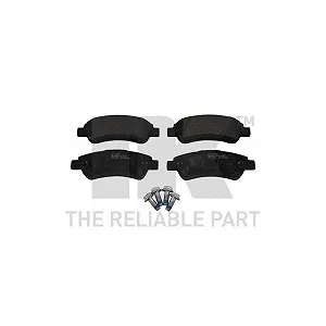 Комплект гальмівних колодок, дискові гальма NK 221960 для CITROËN FIAT PEUGEOT, задня вісь - Фото 1