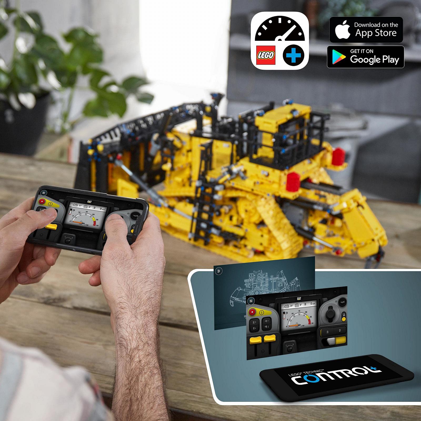 Конструктор Lego Technic 42131 з дистанційним керуванням дорожній каток Cat D11 Bulldozer для дорослих RC Car, фото №5