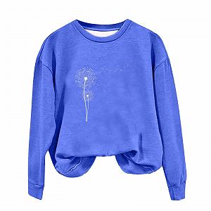 Жіноча толстовка HAOLEI М'який зручний светр з принтом - Фото 1