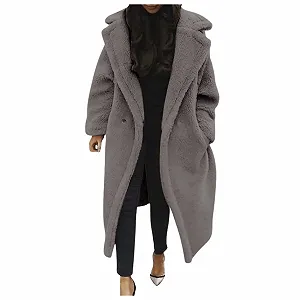 Пальто Плюшевое Женское Teddy Флисовое - Фото 1