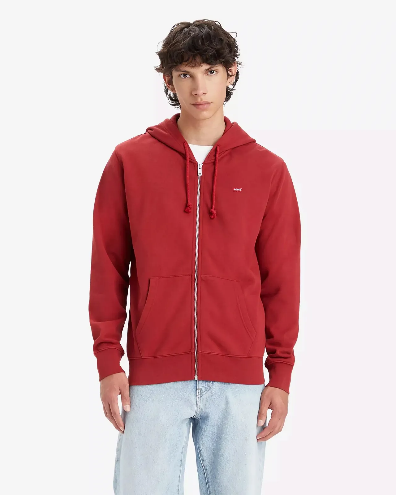 Чоловіча толстовка с капюшоном LEVIS THE ORIGINAL HM ZIP UP Sun Dried Tomato - XS, фото №2 Чоловіча толстовка с капюшоном LEVIS THE ORIGINAL HM ZIP UP Sun Dried Tomato - XS, фото №2