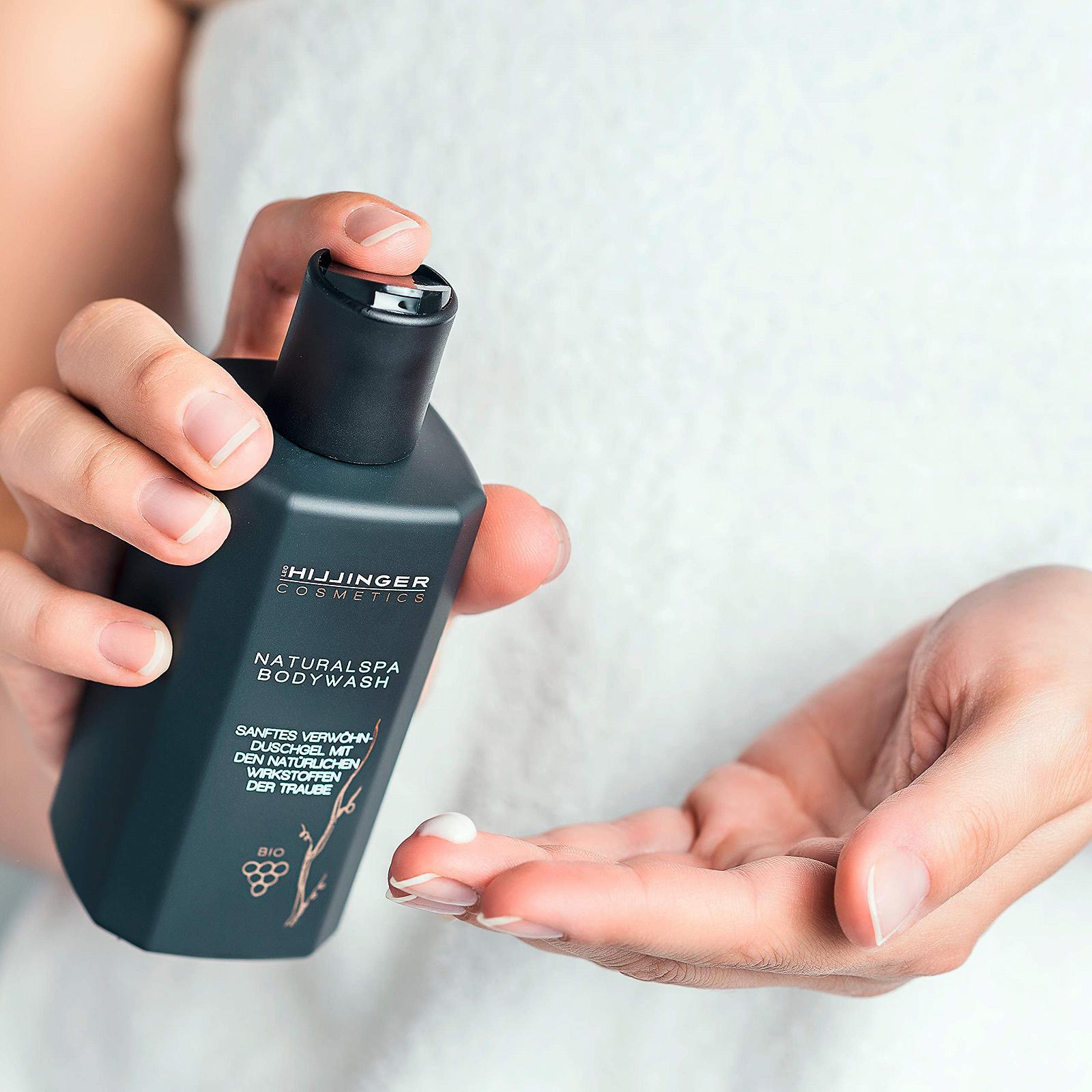 Гель для душу HILLINGER COSMETICS Organic Naturalspa Bodywash Органічний Веганський Виноград 200 мл, фото №4