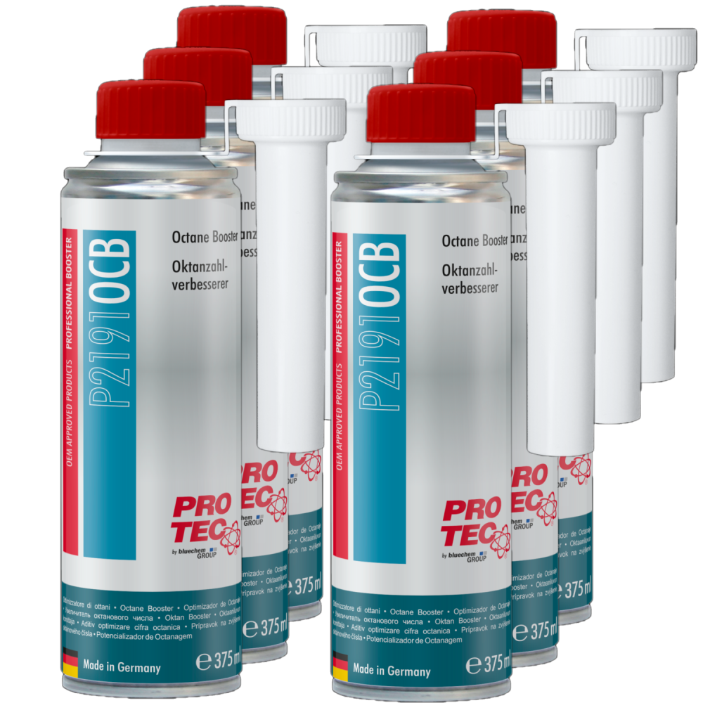 Октанопідвищувальна присадка PROTEC P2191 6x 375 мл Підвищує октанове число до 5 одиниць, фото №1