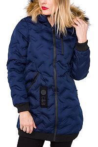 Женская Куртка Cipo & Baxx WM106 Зимняя с меховым капюшоном synthetic.ua - Фото 1