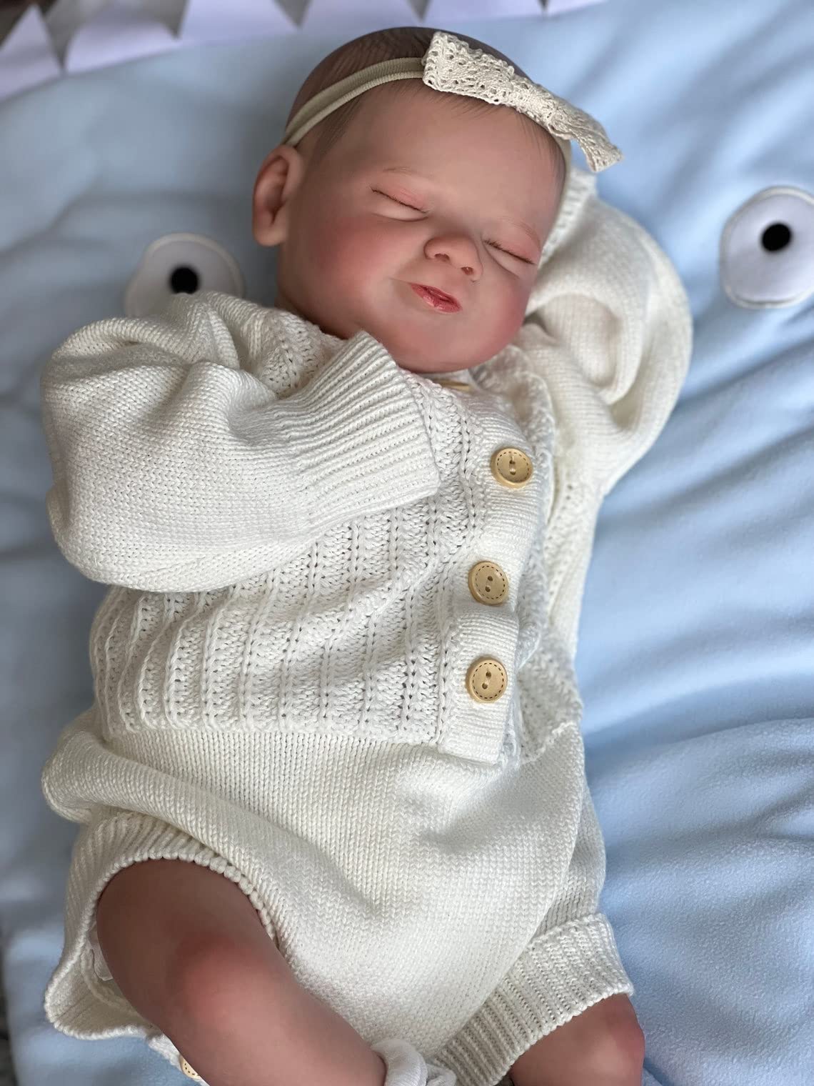 Лялька Zero pam Sleeping Reborn Baby Dolls Реалістична Силіконова Новонароджена Іграшка М'яке Тіло Вінілові Кінцівки, фото №5