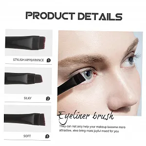 Кисти для подводки MAGICLULU Черный цена на synthetic.ua - Фото 1 Кисти для подводки MAGICLULU Черный synthetic.ua - Фото 1