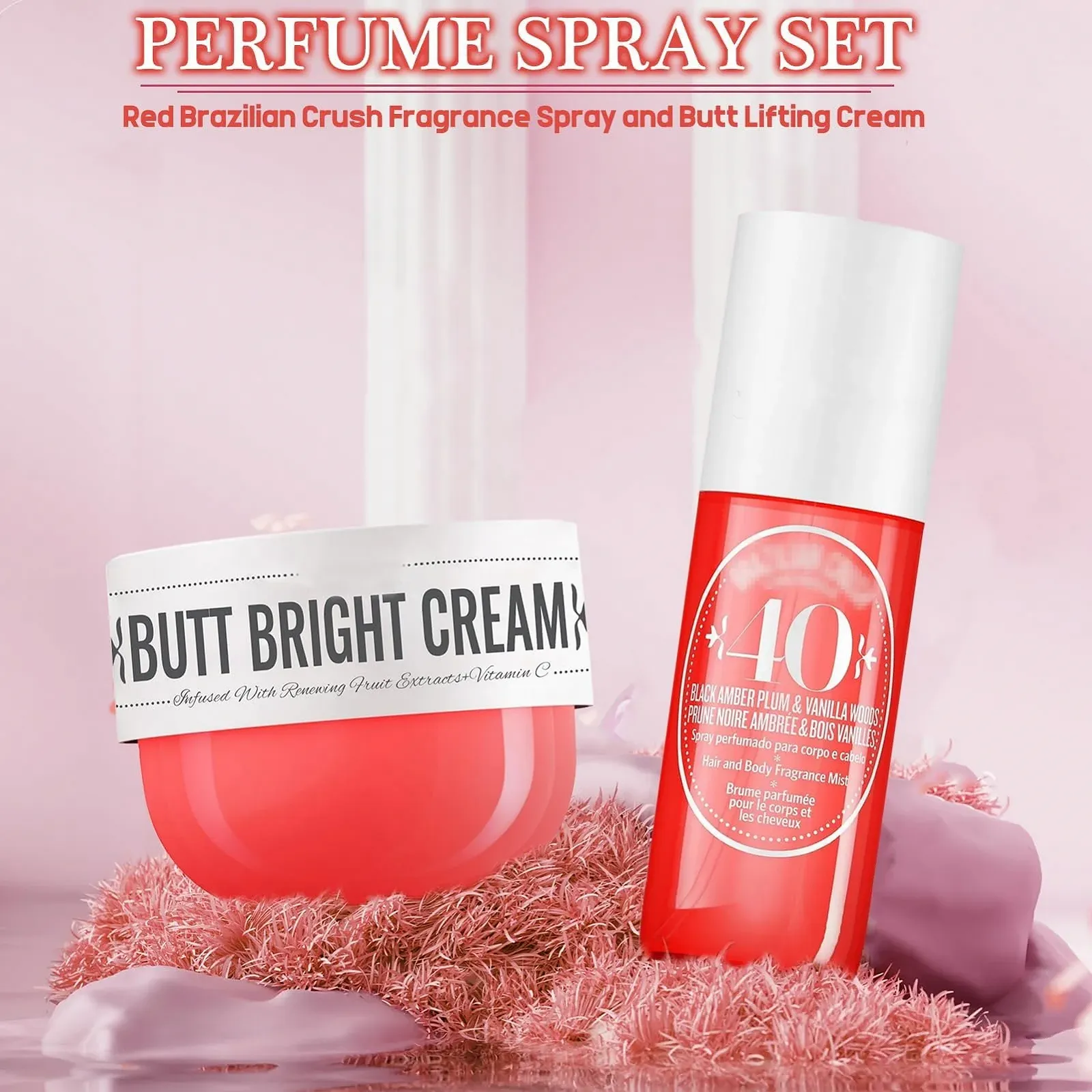 Парфуми Набір 100 мл з кремом для сідниць 80 мл жіночі фруктові аромати, фото №3