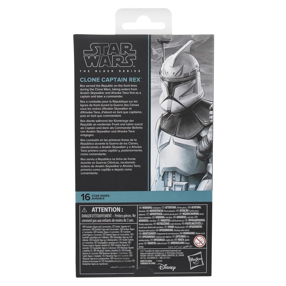 Фігурка Star Wars The Black Series Клон Капітан Рекс, Star Wars: Ahsoka, 15 см, фото №6