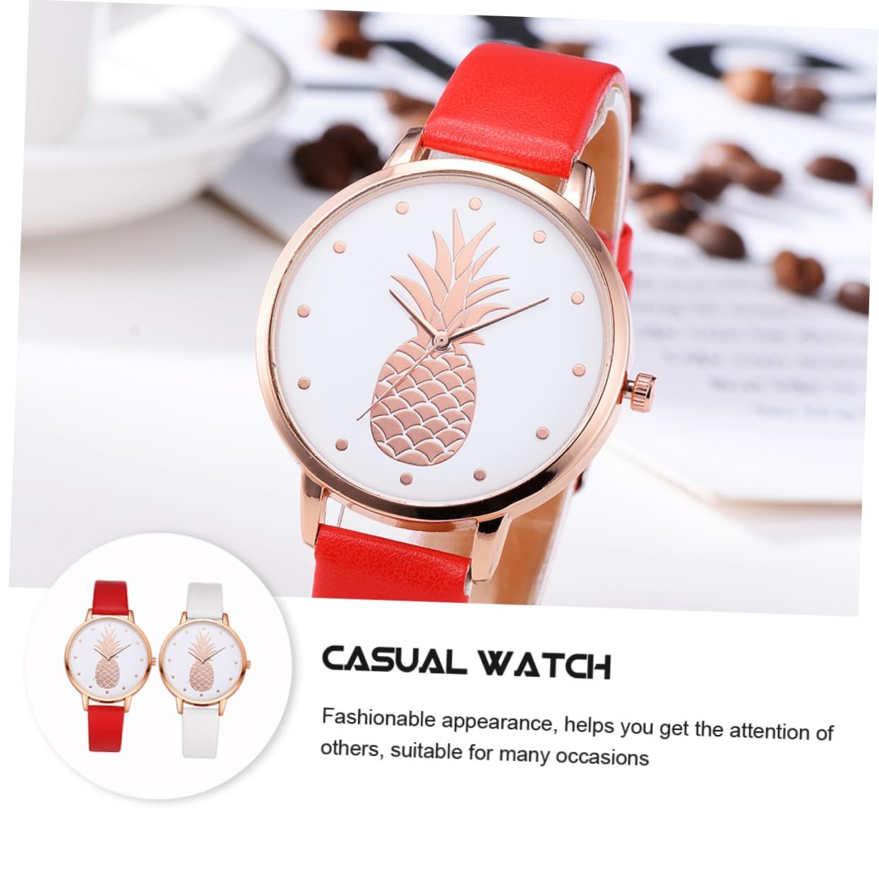 LIFKOME 2 шт. Креативные повседневные студенческие часы, кварцевые часы из PU для школы, встреч, вечеринок, фото №7 LIFKOME 2 шт. Креативные повседневные студенческие часы, кварцевые часы из PU для школы, встреч, вечеринок, фото №7