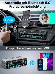Автомагнитола Chismos R2210 / Bluetooth / FM / USB / AUX / SD slot / 1DIN synthetic.ua - Фото 1