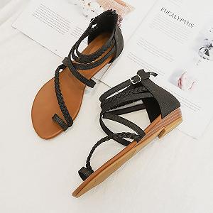 Сандалии Flache T-Riemen synthetic.ua - Фото 1