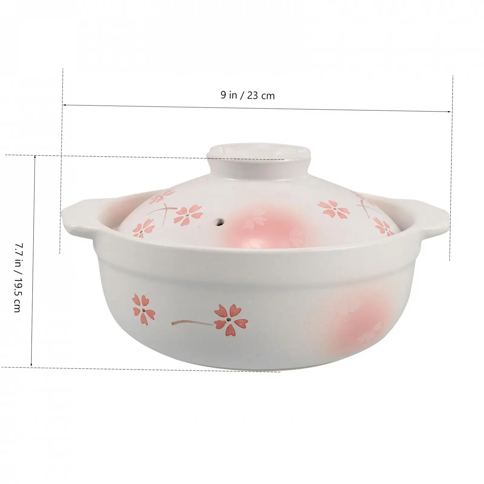 Кастрюля керамическая Toyvian Japanese Donabe с крышкой жаропрочная из грубой керамики, фото №2