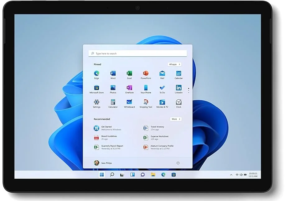 Планшет 10.5" Full HD Microsoft Surface Go 3 4G/LTE Intel Pentium 6500Y RAM 8GB SSD 128GB 11ч батарея Win11 Магниевый корпус Черный, фото №3