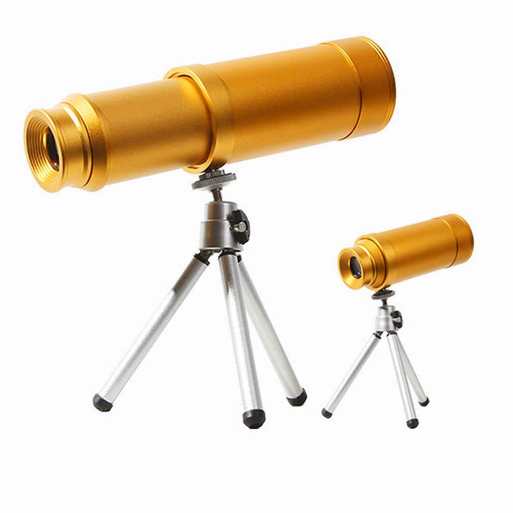 Монокулярний телескоп Stretch 10x50 Full Optical High Power HD Gold, фото №1