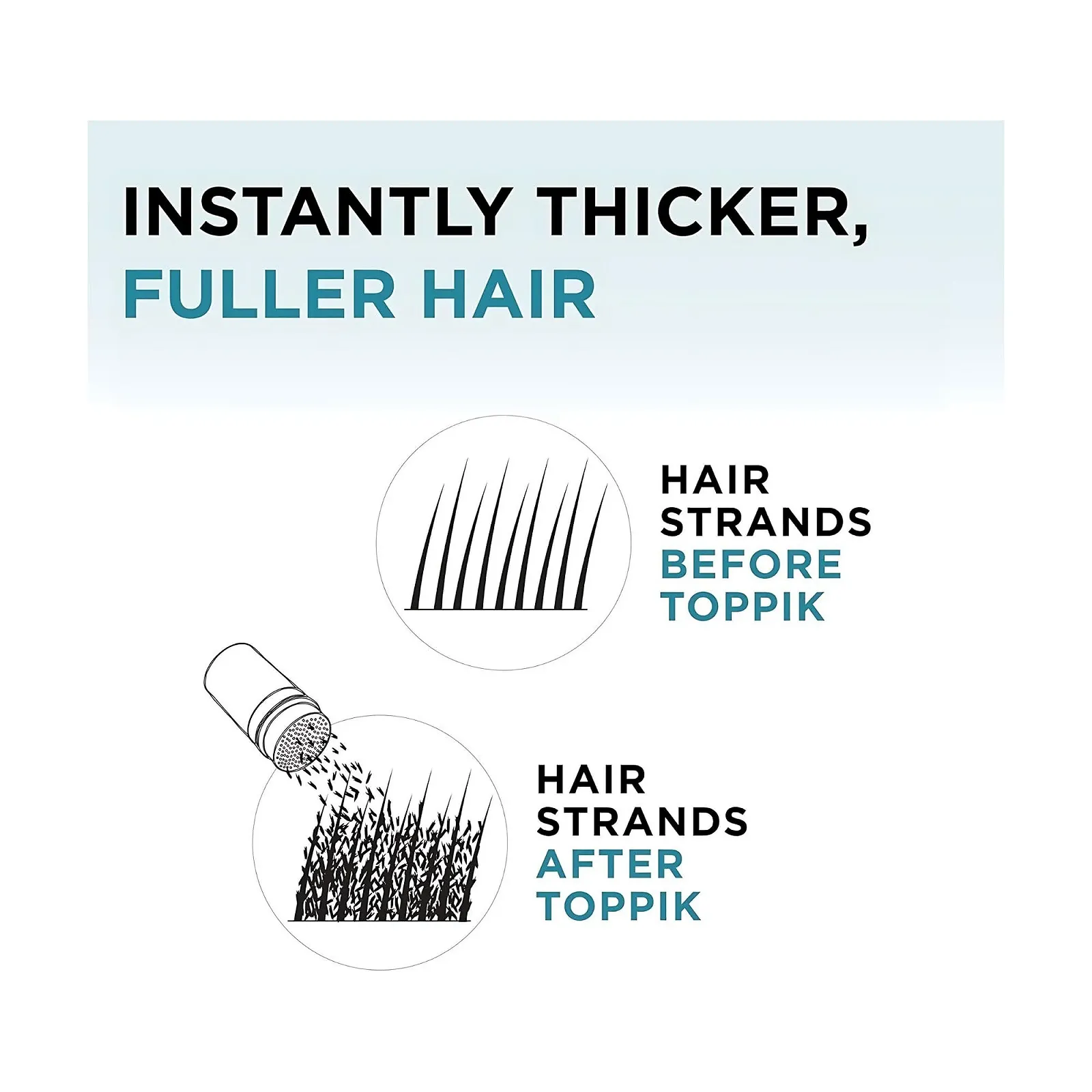 Волокна для волосся Toppik для додаткової густоти та об'єму, 28 г, світлий блонд, фото №7 Волокна для волосся Toppik для додаткової густоти та об'єму, 28 г, світлий блонд, фото №7