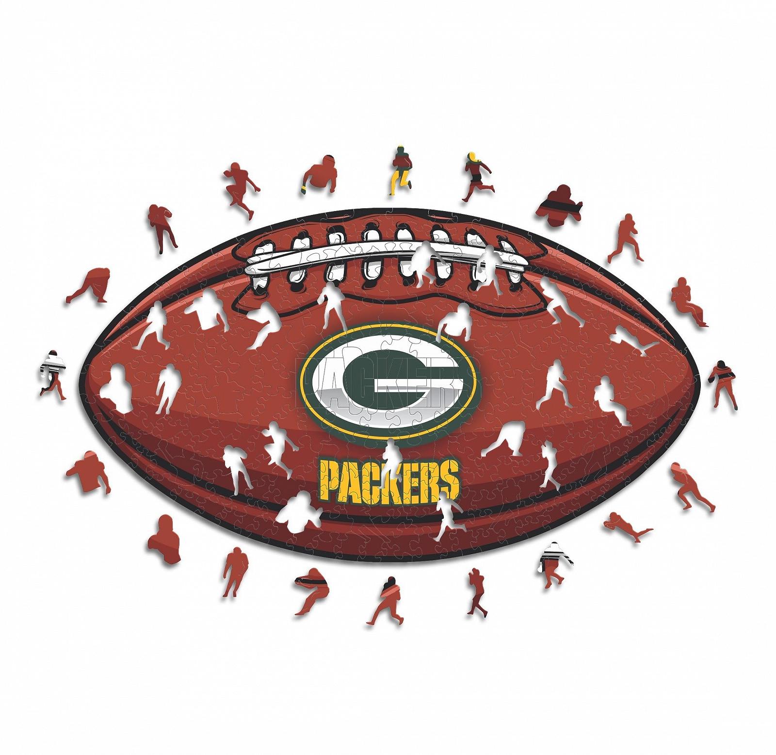 Пазл Iconic Puzzles Green Bay Packers Crest Wooden Puzzle Medium 270 элементов, фото №1