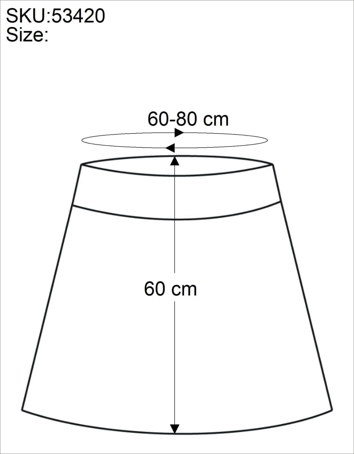 Спідниця-парео GURU SHOP Літня Natural Goa, з етнічним принтом, помаранчева, бавовна, розмір: one size, фото №3