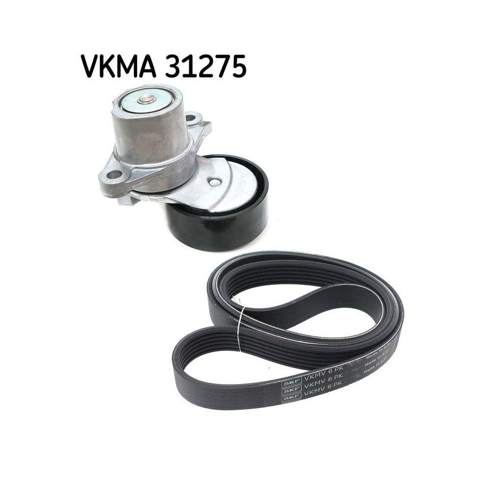 Комплект поліклинового ременя SKF VKMA 31275 для AUDI BMW SEAT SKODA VW AUDI (FAW), фото №1