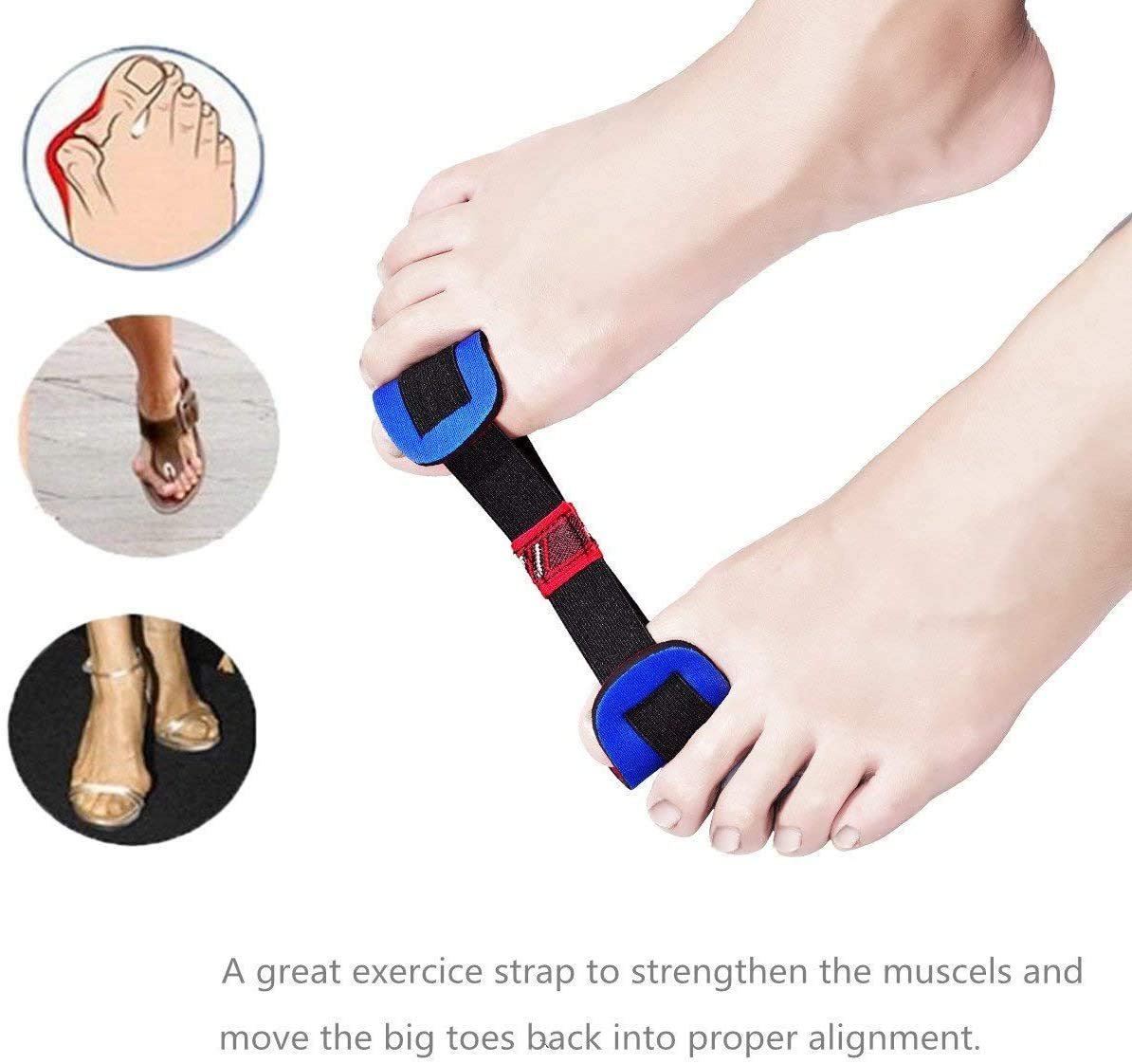 Коректор великого пальця стопи Careforyou, набір для захисту від вальгусної деформації Hallux Valgus, фото №3 Коректор великого пальця стопи Careforyou, набір для захисту від вальгусної деформації Hallux Valgus, фото №3