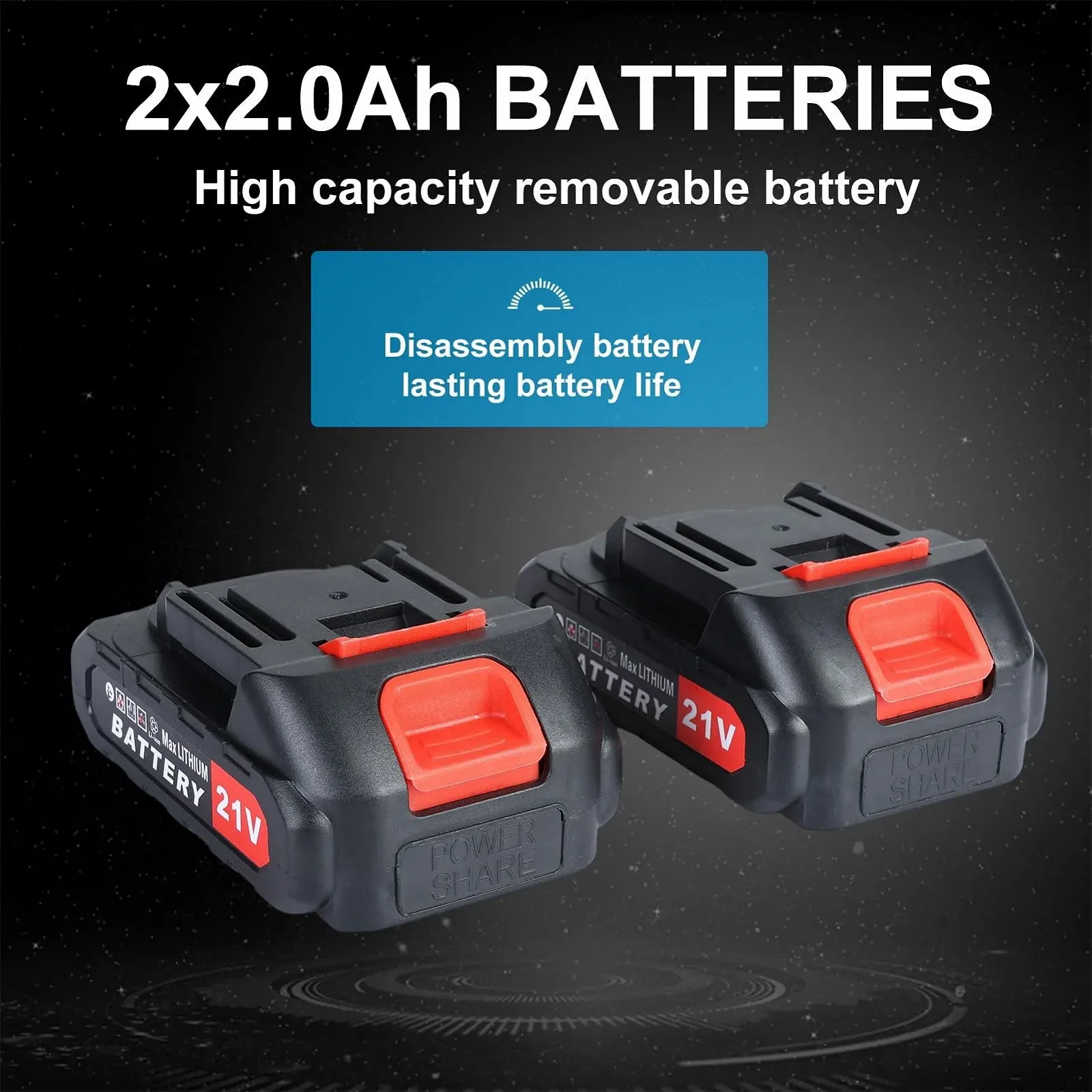 Електричний секатор Kripyery 21V 2 акумулятори 25 мм (1") Orange, фото №8