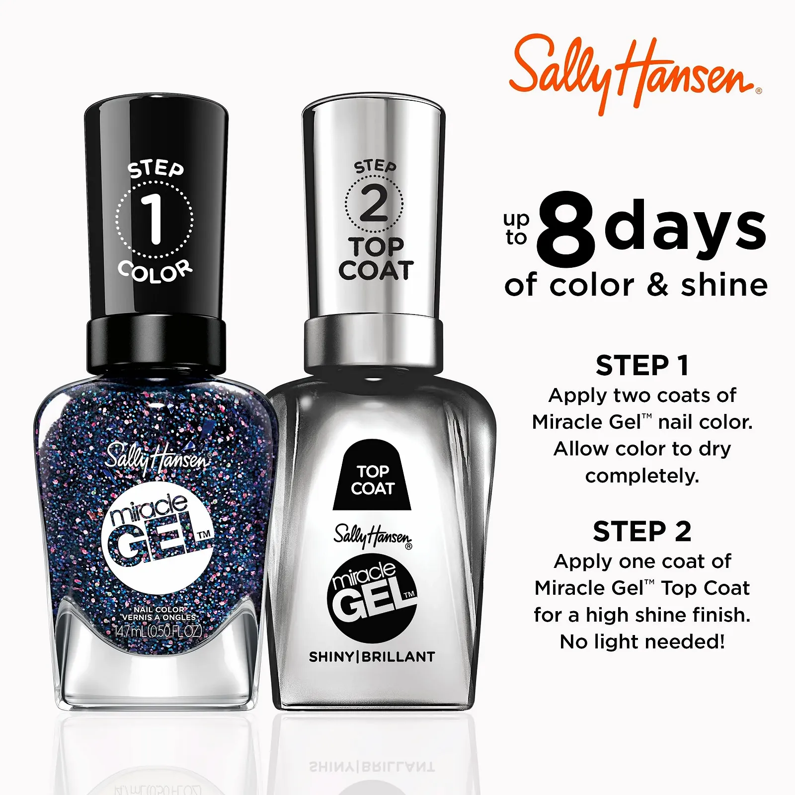 Гель-лак Sally Hansen Miracle Gel Travel Seekers Collection Girls Flip 15 мл, фото №5 Гель-лак Sally Hansen Miracle Gel Travel Seekers Collection Girls Flip 15 мл, фото №5