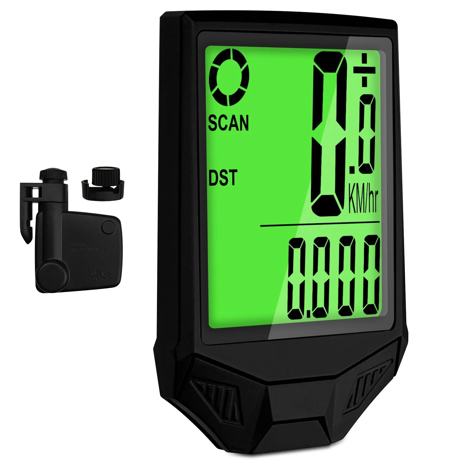 Велокомп'ютер Wireless 20 Functions IP66 Waterproof Backlit Display Odometer, фото №1