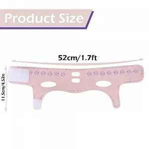 Маска для підтяжки V-лінії багаторазового використання Регульований засіб для зменшення подвійного підборіддя synthetic.ua - Фото 1