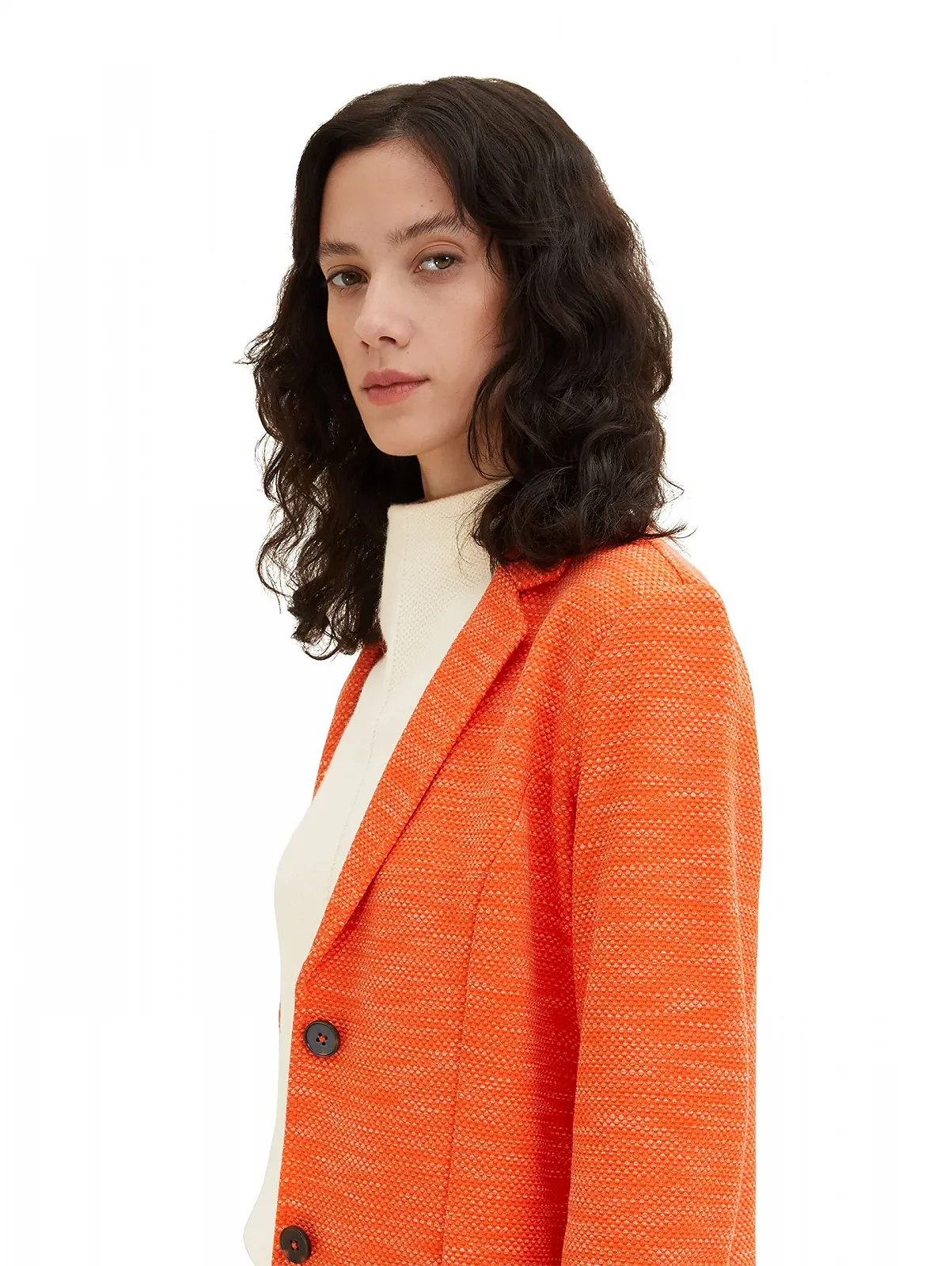 Пальто TOM TAILOR Basic в стиле меланж, фото №6 Пальто TOM TAILOR Basic в стиле меланж, фото №6