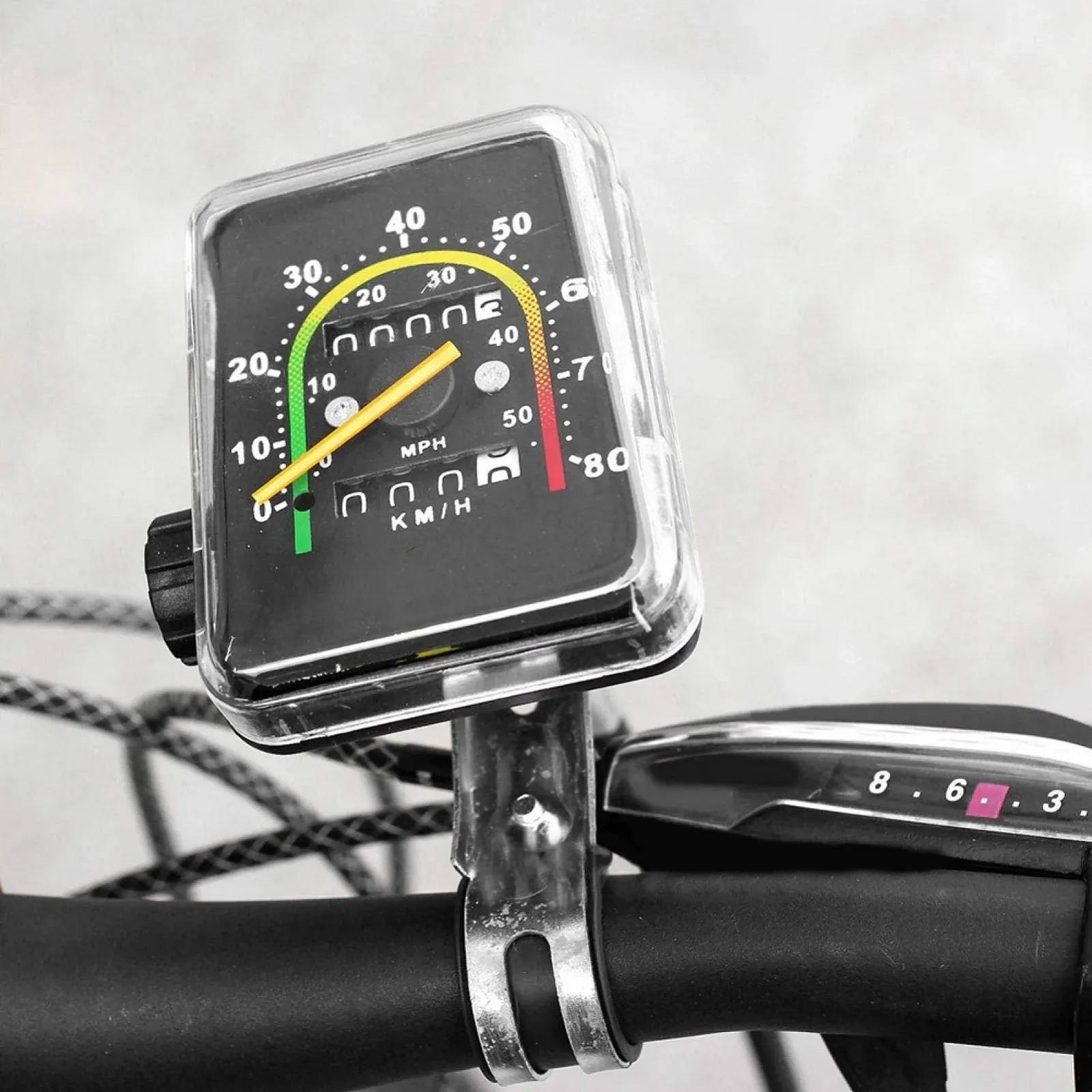 Велосипедний спідометр DAUERHAFT Mechanical Odometer 26 27.5 28 29 дюймів, фото №3