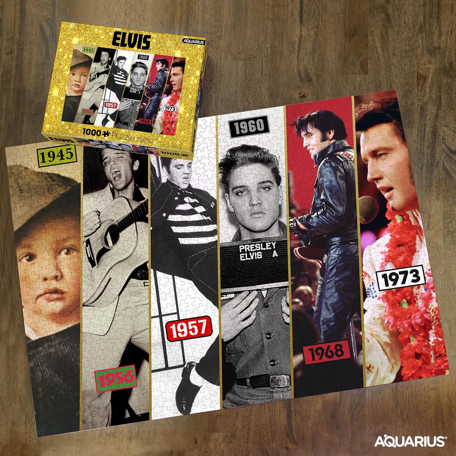 Пазл AQUARIUS Elvis Timeline 1000 деталей Без відблисків 50.8 x 71.12 см, фото №3