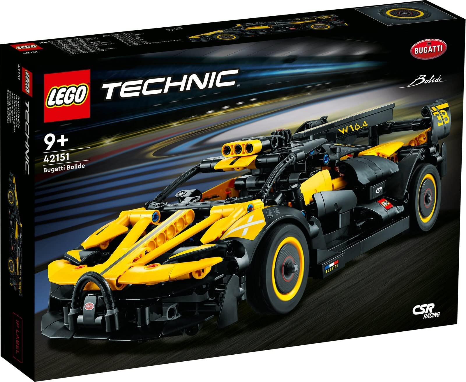 Набор Lego Technic: 42161 Lamborghini HuracTecnica, 42151 Bugatti Bolide & 30710 Skid Steer Loader, фото №4
