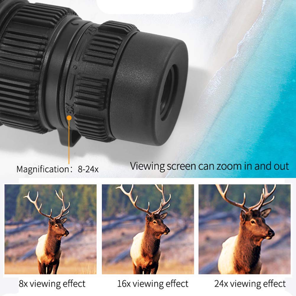Монокуляр QHYTL Zoom 8-24X42 Водонепроницаемый Bak4 для кемпинга и охоты, фото №7