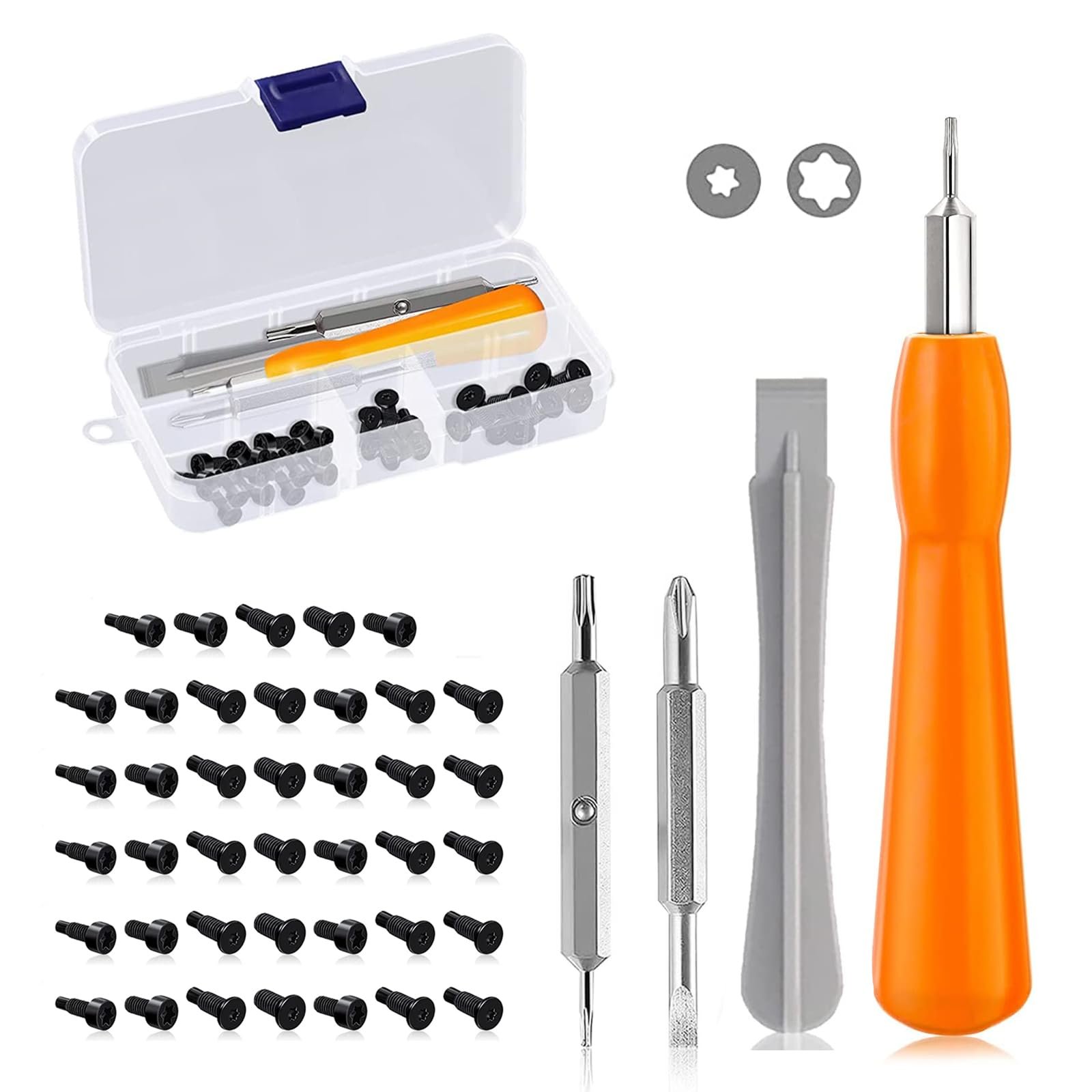 Набір викруток MaikcQ для заміни відеодзвінка, 2 елементи T6/T15, SL2.0/PH2 викрутка з 40 гвинтами для дверних дзвінків Ring Doorbell & Ring Doorbell 2 & Ring Doorbell Pro, фото №1 Набір викруток MaikcQ для заміни відеодзвінка, 2 елементи T6/T15, SL2.0/PH2 викрутка з 40 гвинтами для дверних дзвінків Ring Doorbell & Ring Doorbell 2 & Ring Doorbell Pro, фото №1