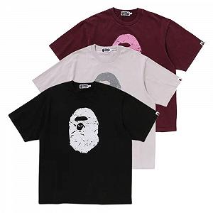 Футболка Bape Relaxed Fit Ape Head M Heavy Washed - Фото 1