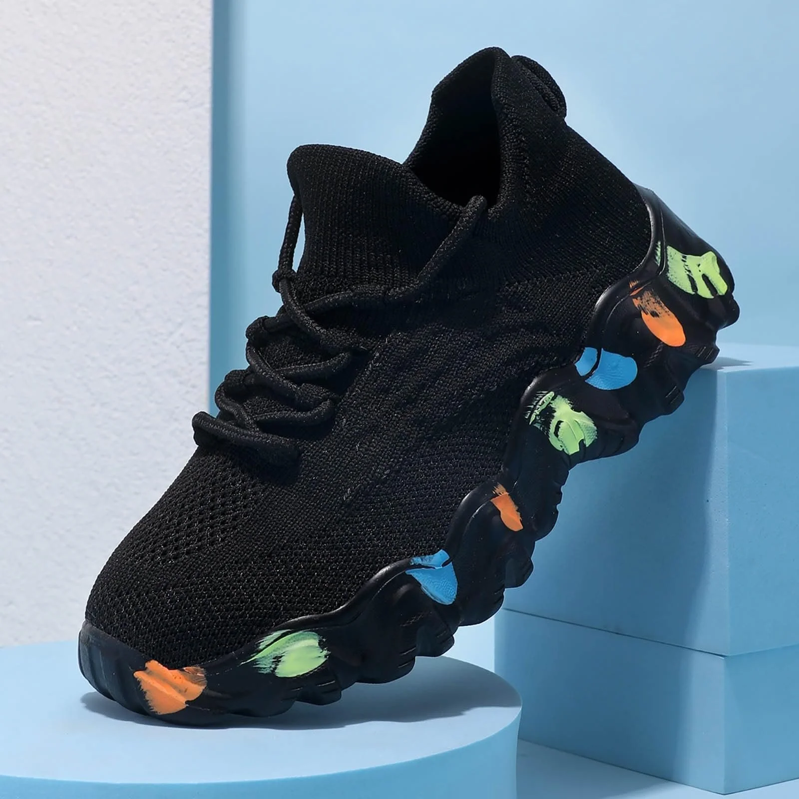 Детские кроссовки Дышащие сетчатые кроссовки Легкие Удобные спортивные кроссовки для маленьких девочек для повседневного использования, фото №3