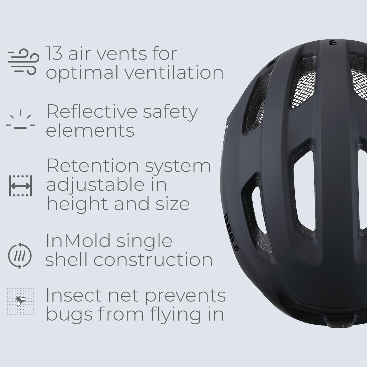 Шлем велосипедный BBB Condor 2.0 BHE-173T с козырьком + дорожная сумка, фото №3