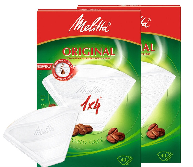 Фильтры Melitta 1x4 120 шт белые, фото №10