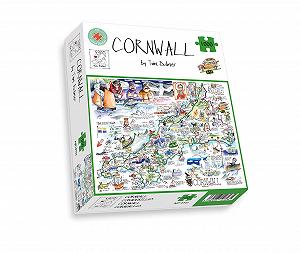 Пазл Tim Bulmer Comic Map of Cornwall 1000 елементів 66 x 50 см Великий - Фото 1
