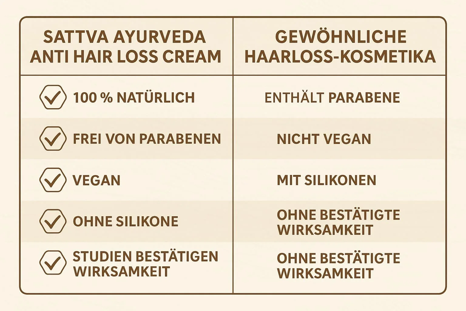 Крем Sattva Ayurveda Против выпадения волос Натуральный аюрведический крем для волос против выпадения волос Питает и укрепляет кожу головы, способствует росту волос, уменьшает сезонное выпадение волос - 100 г, фото №5