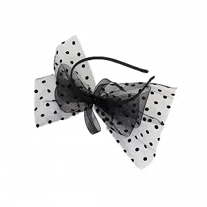 Обруч для волос с кружевным бантом synthetic.ua - Фото 1