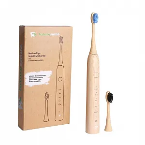 Електрична звукова зубна щітка LULA з бамбука USB-C - Фото 1