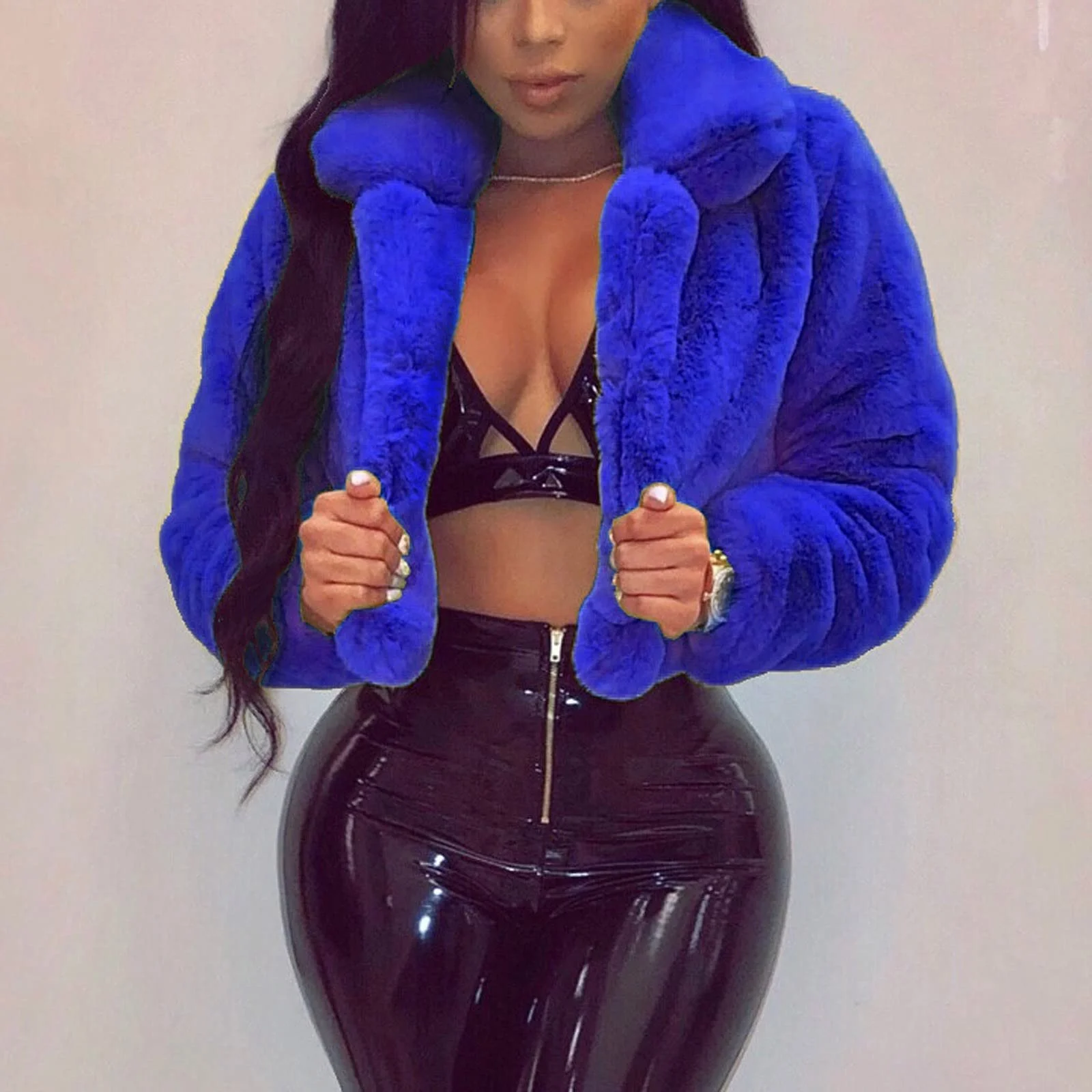 Искусственная шуба TRIGLIKOLEUM Женская укороченная, фото №3 Искусственная шуба TRIGLIKOLEUM Женская укороченная, фото №3