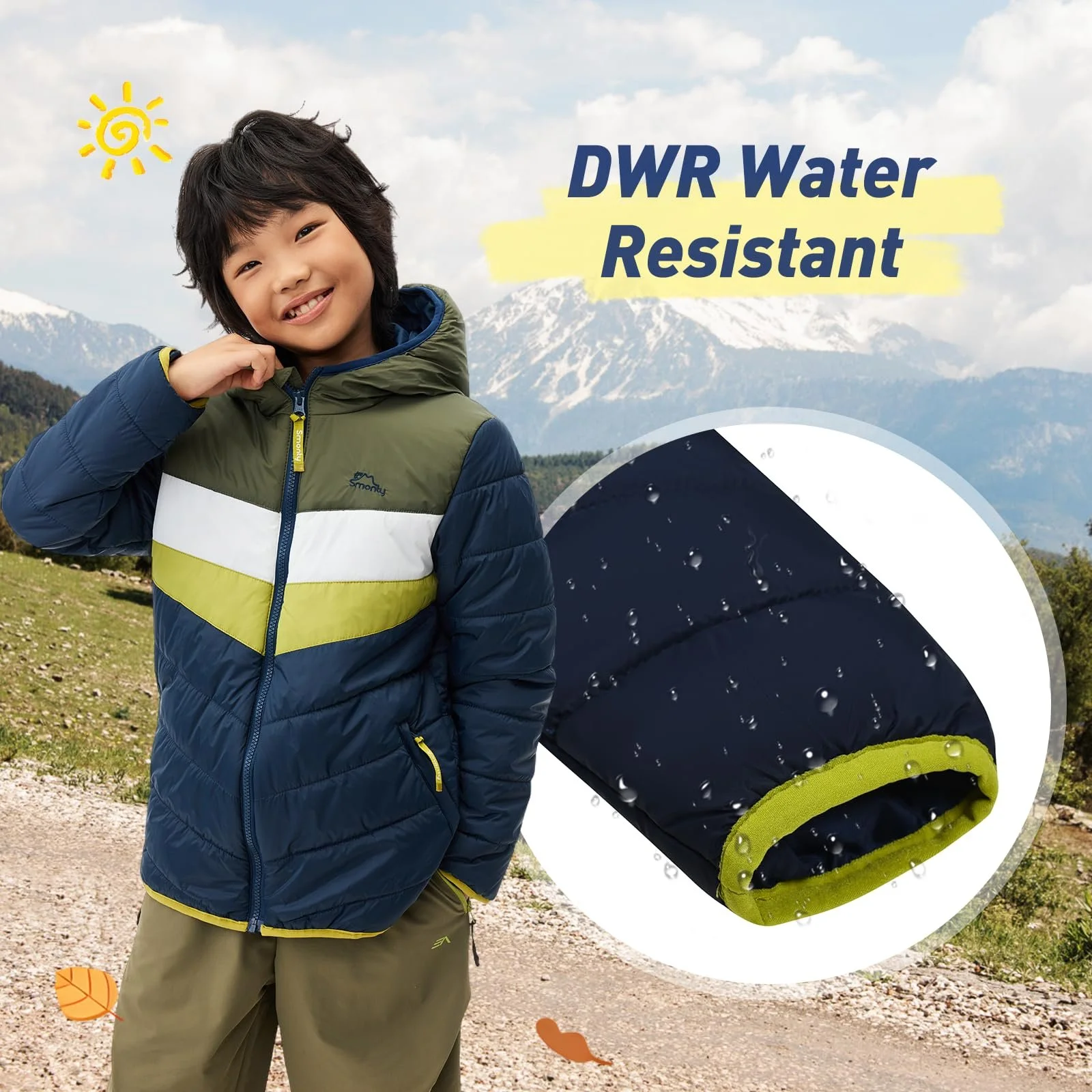 Пухова куртка SMONTY для дітей Водонепроникне і легке, фото №3 Пухова куртка SMONTY для дітей Водонепроникне і легке, фото №3