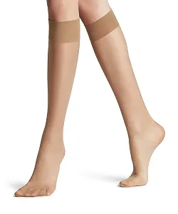 Шкарпетки до коліна FALKE Silky Smooth 15 Den Прозорі Блискучі Зносостійкі - Фото 1