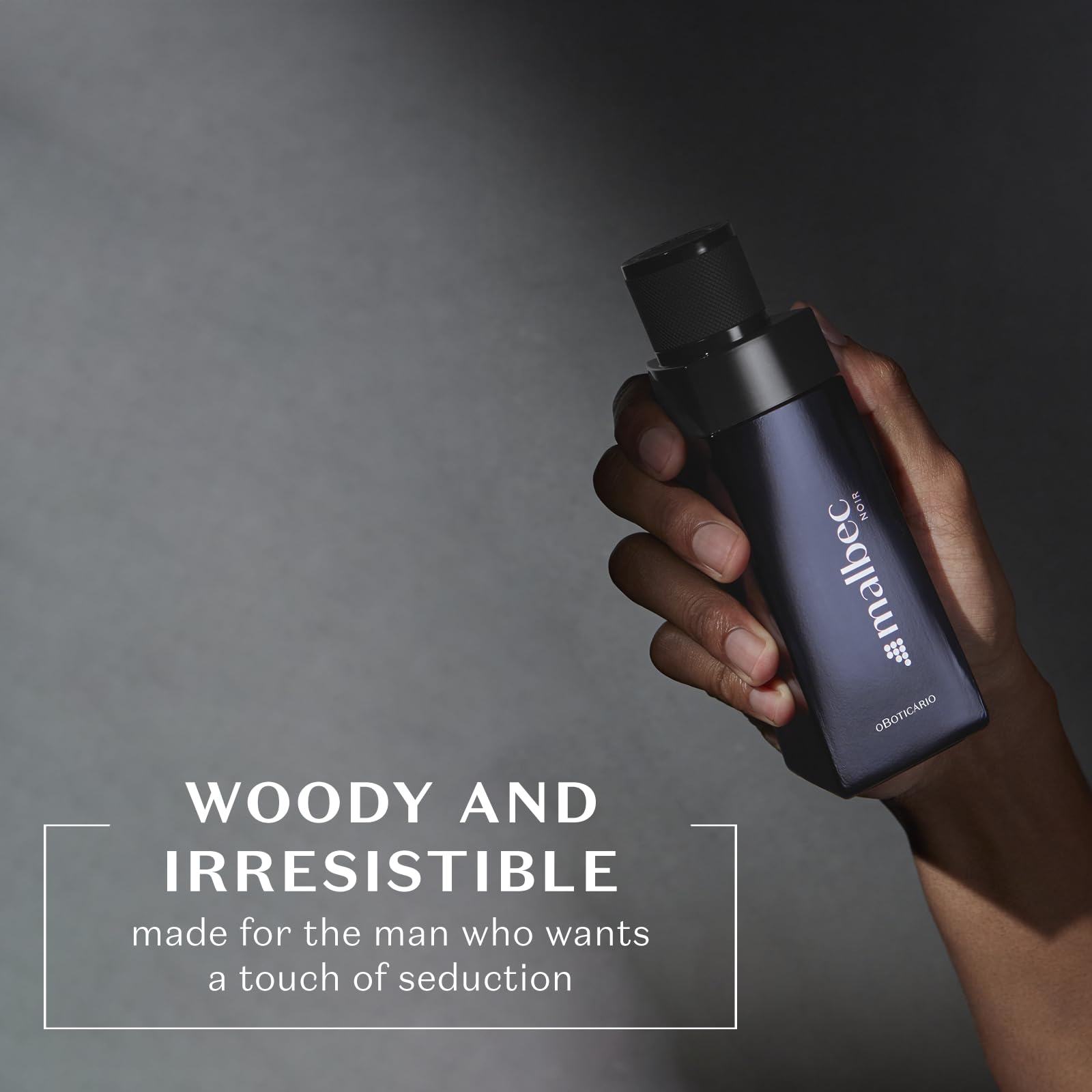 Туалетная вода O Boticario Malbec Noir древесно-пряный аромат для мужчин, изготовленный из спирта, выдержанного в французских дубовых бочках красного вина и винограда Пино Нуар (3,4 унции), фото №2