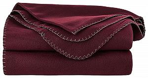 Плед Tarrington House Флісовий 150 x 200 см Ягідний - Фото 1