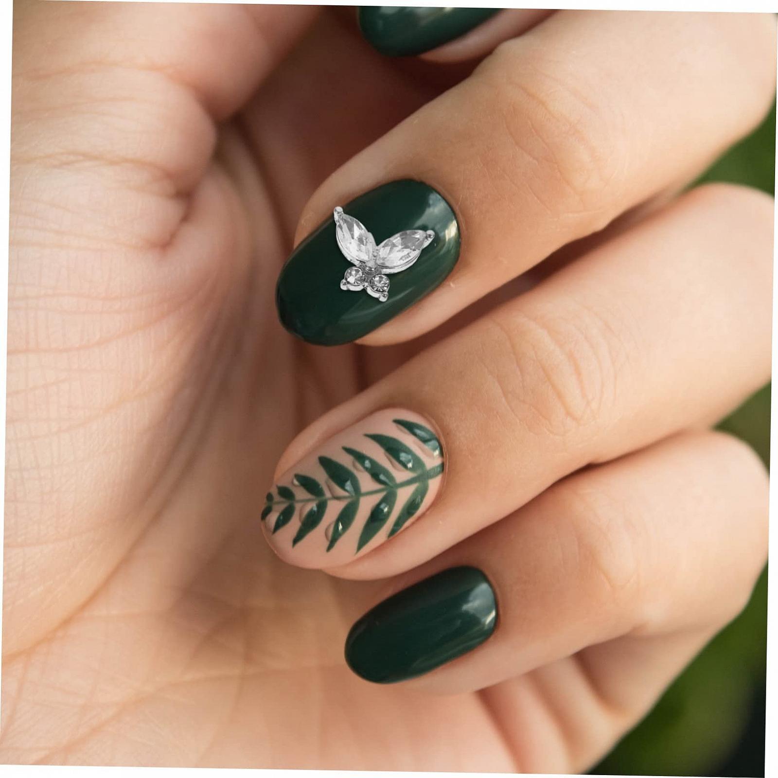 Украшения для ногтей FOMIYES Бабочки 20 шт. Кристалл, фото №2