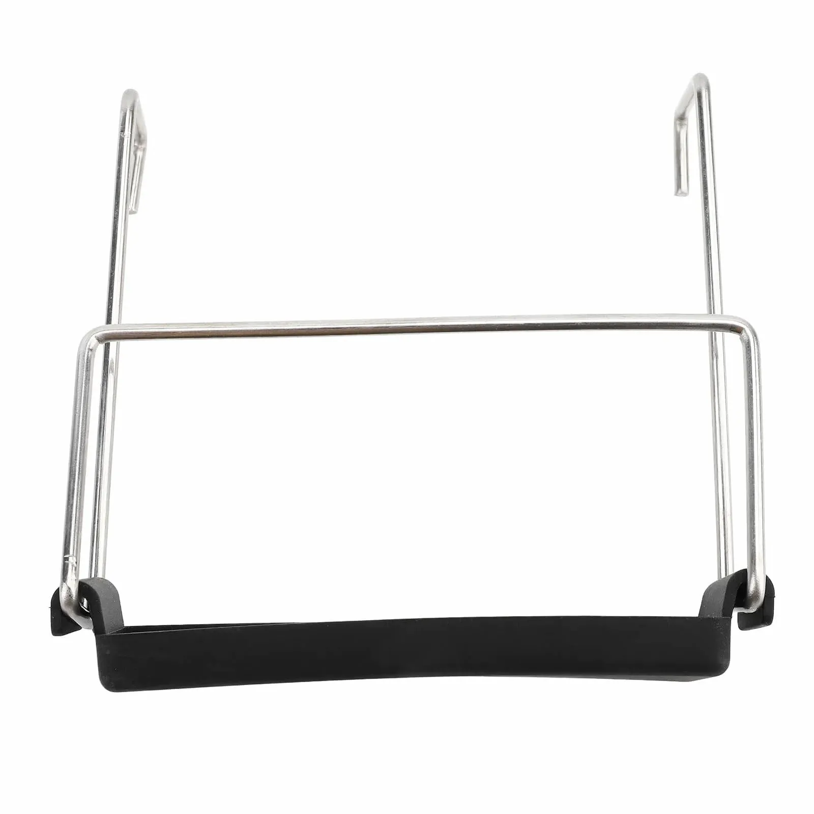 Тримач кришки Haofy Stainless Steel для мультиварки Design з силіконовим піддоном Чорний, фото №6